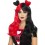 Two Tone Cosplay Wig, Red & Black