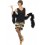 1920s Fringed Flapper Costume, Black