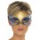 Venetian Colombina Farfalla Glitter Mask, Gold