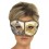 Venetian Colombina Venice Mask, Gold
