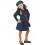 World War II Evacuee Girl Costume, Blue
