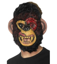 Zombie Chimp Mask, Black