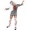 Zombie Convict Costume, Black & White