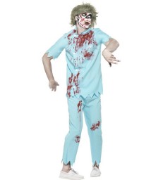 Zombie Dentist Costume, Blue