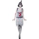 Zombie Flapper Dress Costume, Grey