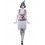 Zombie Flapper Dress Costume, Grey