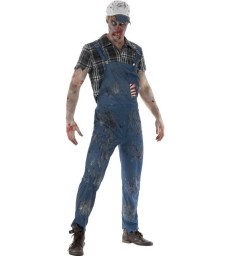 Zombie Hillbilly Costume, Male