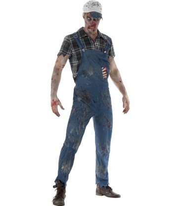Zombie Hillbilly Costume, Male