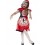 Zombie Miss Hood Costume, Red