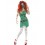 Zombie Scrub Nurse Costume, Green