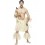 Zulu Warrior Costume, Cream