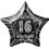 20'' PKG BLACK STAR PRISM 16 FOIL BALLOON