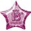 20'' PKG PINK STAR PRISM 18 FOIL BALLOON