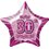 20'' PKG PINK STAR PRISM 30 FOIL BALLOON