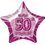 20'' PKG PINK STAR PRISM 50 FOIL BALLOON