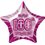 20" PKG PINK STAR PRISM 100 FOIL BALLOON