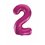 34" PKG PINK GLITZ FOIL BALLOON-2
