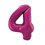 34" PKG PINK GLITZ FOIL BALLOON-4