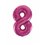 34" PKG PINK GLITZ FOIL BALLOON-8