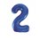 34" PKG BLUE GLITZ FOIL BALLOON-2