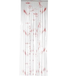 Blood Drip Shimmer Curtain