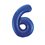 34" PKG BLUE GLITZ FOIL BALLOON-6