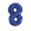 34" PKG BLUE GLITZ FOIL BALLOON-8