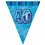BLUE GLITZ 40 FLAG BANNER 9FT