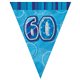 BLUE GLITZ 60 FLAG BANNER 9FT