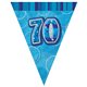 BLUE GLITZ 70 FLAG BANNER 9FT