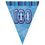 BLUE GLITZ 100 FLAG BANNER 12FT