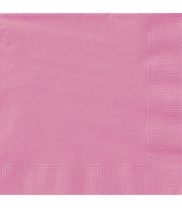 20 HOT PINK LUNCH NAPKINS