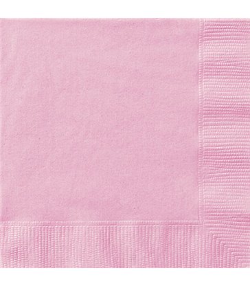 20 LOVELY PINK LUNCH NAPKINS