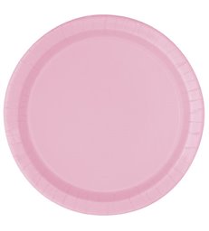20 LOVELY PINK 7" PLATES