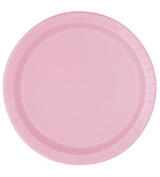 16 LOVELY PINK 9" PLATES