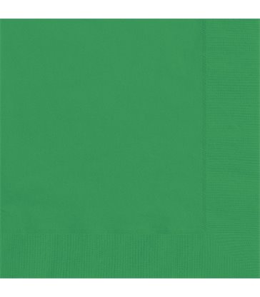 20 EMERALD GREEN LUNCH NAPKINS