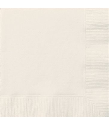 20 IVORY LUNCH NAPKINS
