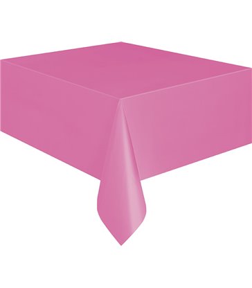 HOT PINK TABLECOVER 54X108 