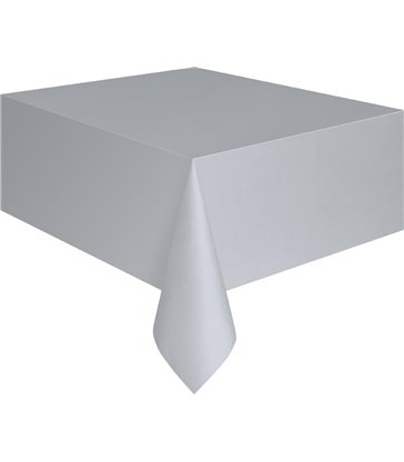 SILVER TABLECOVER 54X108 