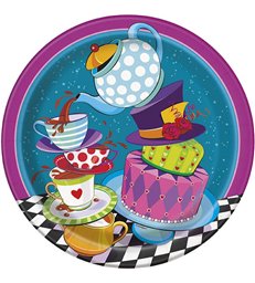 8 MAD TEA PARTY 9" PLATES