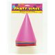 8 PARTY HATS-ASSORTED COLOURS