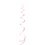 8 LOVELY PINK SWIRL DECORATION