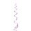 8 PRETTY PURPLE SWIRL DECORATION