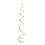 8 LIME GREEN SWIRL DECORATION