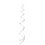 8 SILVER SWIRL DECORATION