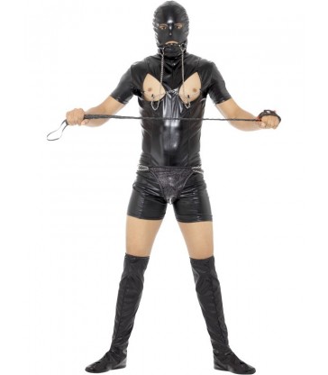 Bondage Gimp Costume with Bodysuit