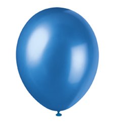 8 12'' PRL COSMIC BLUE BALLOONS