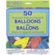 50 12" PASTEL PEARLISED ASSORTED BALLOONS