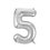 34" PKG SILVER GLITZ FOIL BALLOON-5