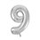 34" PKG SILVER GLITZ FOIL BALLOON-9